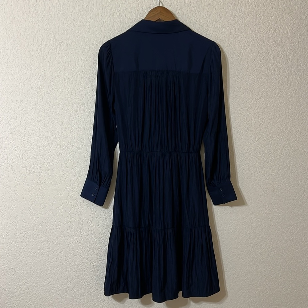 Brochu Walker | Madsen Tiered Dress Navy Women’s S NEW - Picture 6 of 7